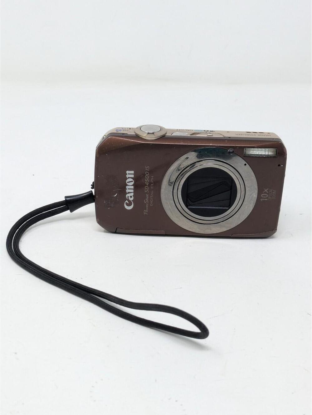 Canon PowerShot SD4500 IS 10MP Digital Camera  For Parts-Slightly Cracked Screen